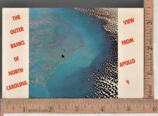 1970s Post Card Greetings From The Outer Banks From Apollo 9 Nc