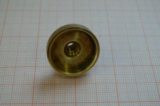 Vintage Stanley Bailey Brass Depth Adjustment Knob 1 1/4 Inch Diameter (d)