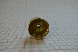 Vintage Stanley Bailey Brass Depth Adjustment Knob 1 1/4 Inch Diameter (c)