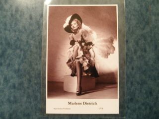 Marlene Dietrich - Movie Star Pin - Up/cheesecake Modern 2000 Postcard