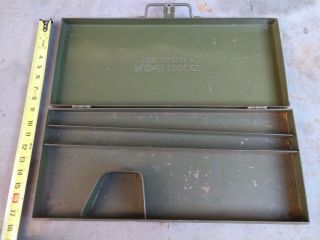 Vintage PLOMB TOOL CO.  LOS ANGELES Socket Set Tool Box/Chest Ratchet Wrench 2