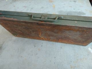 Vintage PLOMB TOOL CO.  LOS ANGELES Socket Set Tool Box/Chest Ratchet Wrench 7