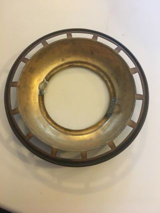 Early Brass Oil Lamp Shade Ring