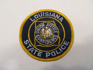 Louisiana State Police Patch Round Cheese Cloth By Truck Enforcement