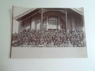 Rare Old Photograph Memorial Church Liaoyang,  China - Group Meeting