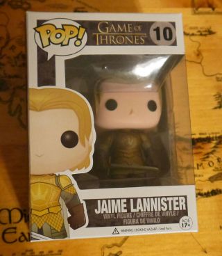 Funko Pop Game Of Thrones 10 Jaime Lannister In Armor Vaulted Retired
