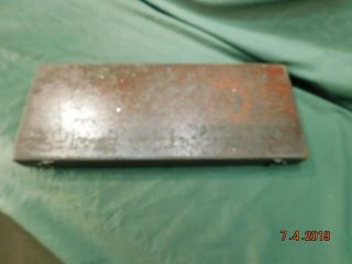 Vintage Machinist Tool L.  S.  STARRETT No 445 Depth Gauge Wooden Case User Tool 7