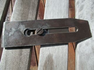 Antique Stanley Plane Iron (2 3/8 ") With Cap And Screw