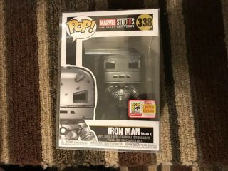 Funko Sdcc 2018 Iron Man Mark 1 338 Marvel First 10 Years Convention Sticker