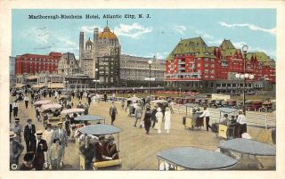 C22 - 0016,  Marlborough - Blenheim Hotel,  Atlantic City,  Nj. , .  Postcard.