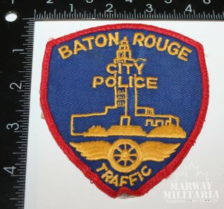 Early,  Baton Rouge City Louisiana Traffic Police Patch (17648)
