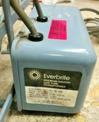 Everbrite Premium Indoor Gas Tube 9,  000 Volt Transformer Neon Power Supply Coors