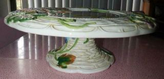 Fitz And Floyd Old World Rabbits Cake Stand Discontinued Easter
