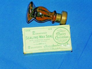 Antique Wax Seal Stamp Dennison 