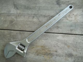 Rare Vintage Craftsman 16 " Adjustable Wrench