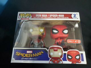 Funko Pop Marvel Target Exclusive Spider - Man Homecoming 2 Pack Rare Freeshipping
