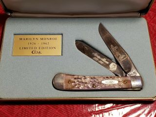 W.  R.  Case 2 - Blade Limited Edition Marilyn Monroe Knife Serial D