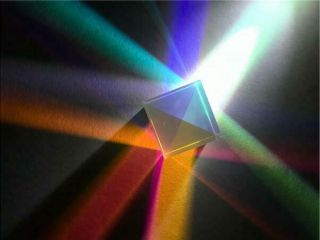 Defective Optical Glass Prism X - Cube Dichroic Cube 34 36mm Decoration Diy 1pc