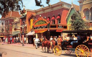 Postcard Ca Disneyland Main Street P12355 A Busy Day On Main Street