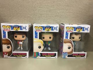 Funko Pop Television: Saved By The Bell - Set Of 3 - Spano,  Kapowski,  & Morris
