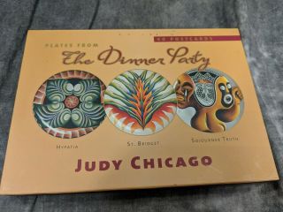 The Dinner Party By Judy Chicago 40 Postcards Aa379