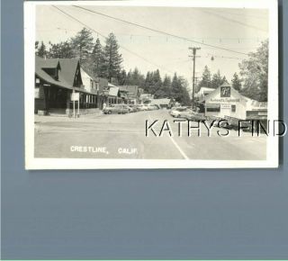 Real Photo Rppc A,  2824 View Down Street In Crestline California