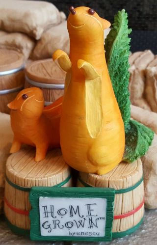 Home Grown Carrot Chipmunk Collectible Figurine By Enesco 4017227