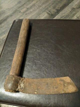 Antique/vintage Froe Woodworking Tool Shingle Axe Tool Blade Mini