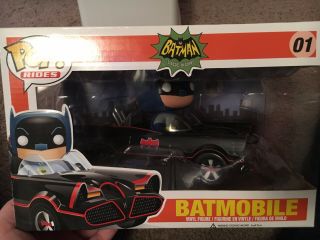 Funko Pop Rides Batman 1966 Classic Tv Series Batmobile