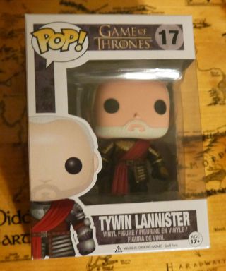Funko Pop Tywin Lannister Gold Armor Game Of Thrones 17 Vaulted Retired