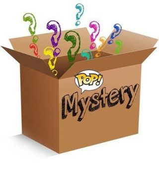 6 Pack Funko Pop Mystery Box W/ 2 Exclusives