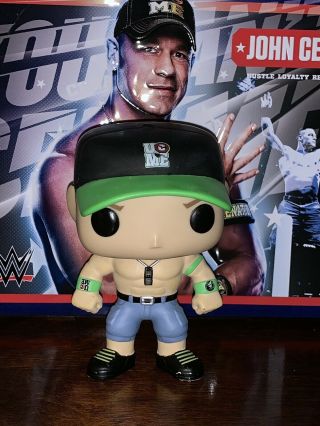 John Cena Wwe Exclusive Funko Pop Green Hat Rare Blue Shorts