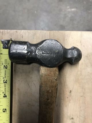 Vintage Usa Made Craftsman 24 Oz Ball Peen Hammer Tool,  Pein,  Wood Handle