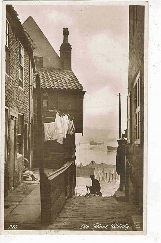 Yorkshire - R/p - Tin Ghaut,  Whitby,  1915