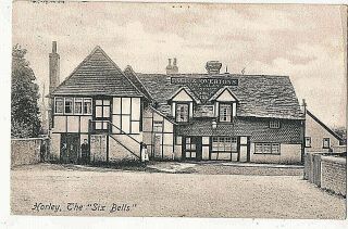 Surrey - The " Six Bells " Church Road,  Horley,  1907