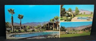 Vintage Postcard Mountain Shadows Palm Springs 1960s California Oversize