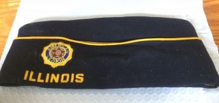 Obsolete Chicago Police American Legion Post No 207 Badge And Hat. 3