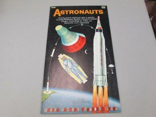 1961 Antique Astronauts Golden Funtime Punch - Out Book - Old Store Stock