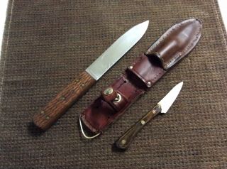 J Russell Co Green River 35 - 241 Usa Made With Sheath Extra Japan Knife