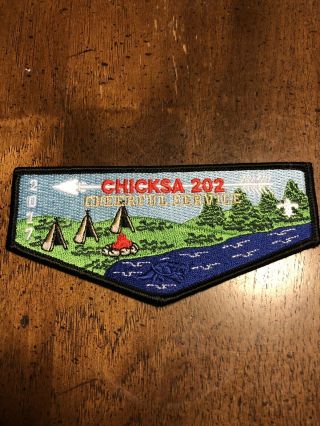 Chicksa 202 Order Of The Arrow 2017 100 Hours Of Lodge Service Flap