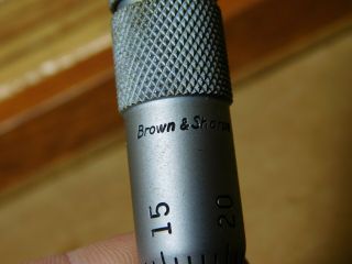 Vintage Brown and Sharpe No.  608 machinist depth micrometer partial set 3