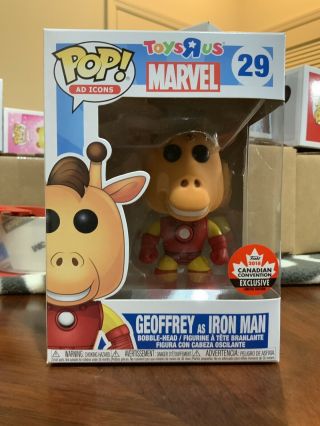 Geoffrey As Iron Man 2018 Canadian Convention Exclusive Funko Pop 29.