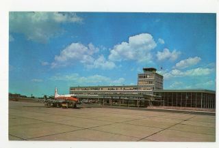 T.  C.  A.  Aircraft Ottawa Airport Ontario Canada Postcard