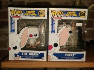 Funko Pop Pinky And The Brain 159 160 Vaulted Animaniacs Read