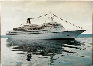 Royal Viking Star World Class Ships Of Norway Postcard
