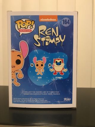 Funko Pop ANIMATION: nickelodeon: REN AND STIMPY: REN 164 CHASE LIMITED ED. 3