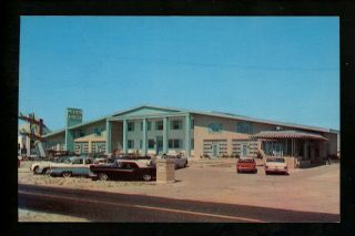 Motel Hotel Postcard North Carolina Nc Nags Head Beach Orville Wright Motor Ldge
