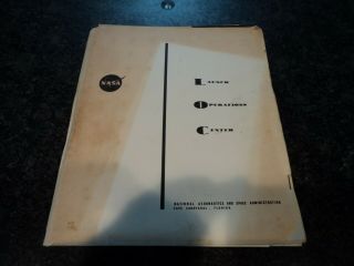 Vintage Nasa Apollo Saturn V Launch Operations Center Folder W/ Booklets,  Etc.
