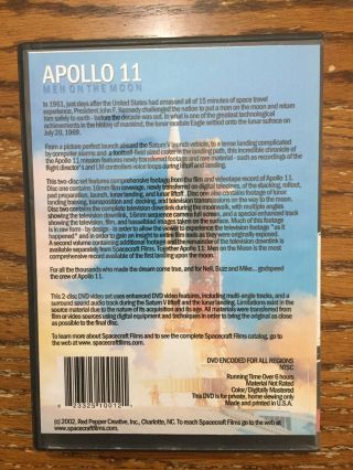 Dvd Spacecraft Films Apollo 11: Men on the Moon 2