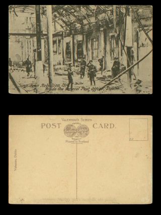 Sinn Fein Rebellion,  1916 Postcard - Valentine 